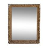 Mirror in gold stucco and glass mercury 91x126cm