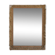 Mirror in gold stucco and glass mercury 91x126cm