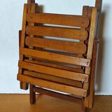 Ancienne chaise pliante enfants vintage italienne