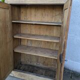 Natural wood cabinet