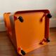 Flair orange furniture on casters for prisunic 1970