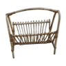 Rattan magazine holder