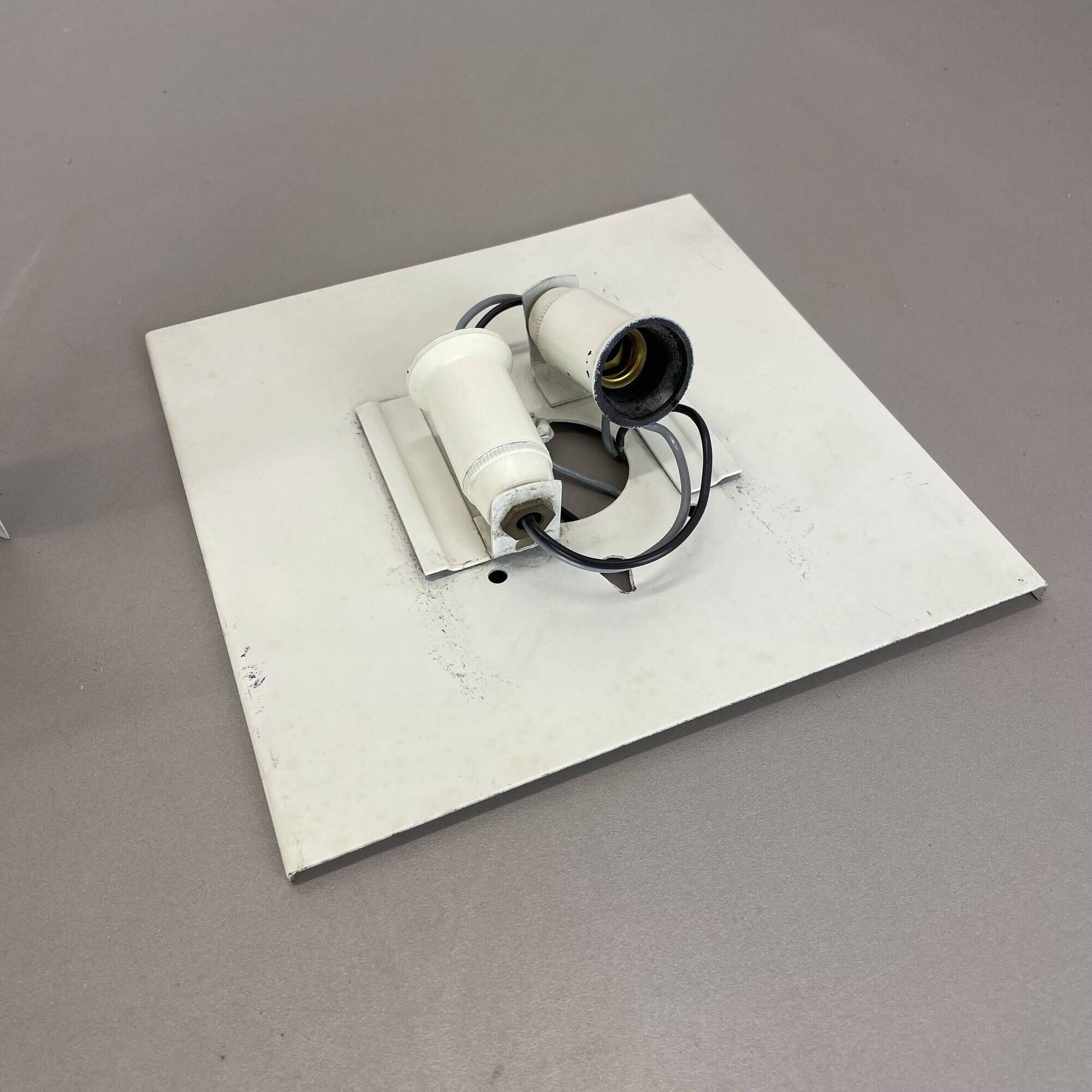 rare cubic Charlotte Perriand LES ARCS Style Wall Light by COSACK, Germany