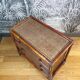 Vintage 3-drawer rattan chest of drawers