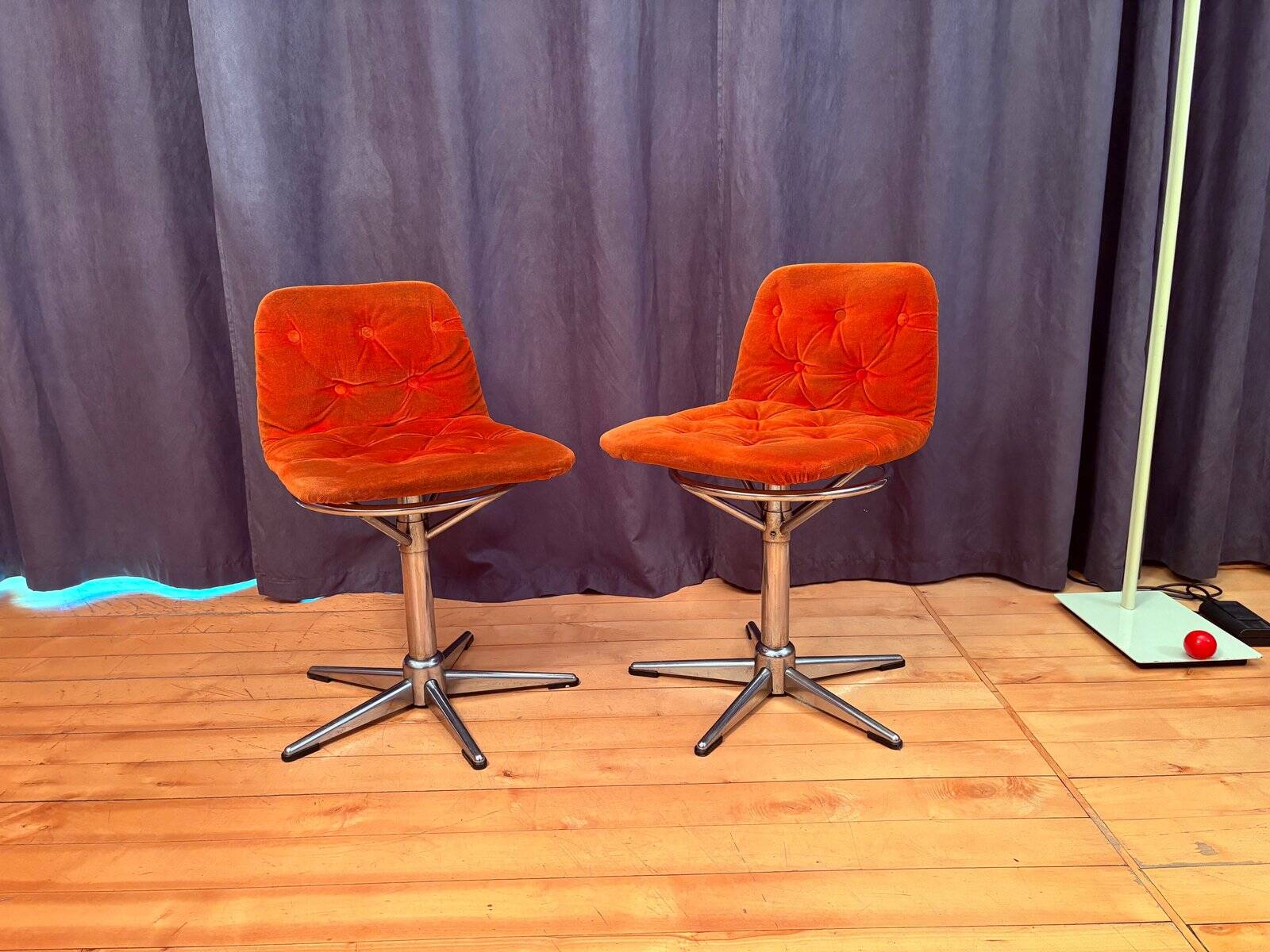 Swivel chairs, 1960s, set of 2