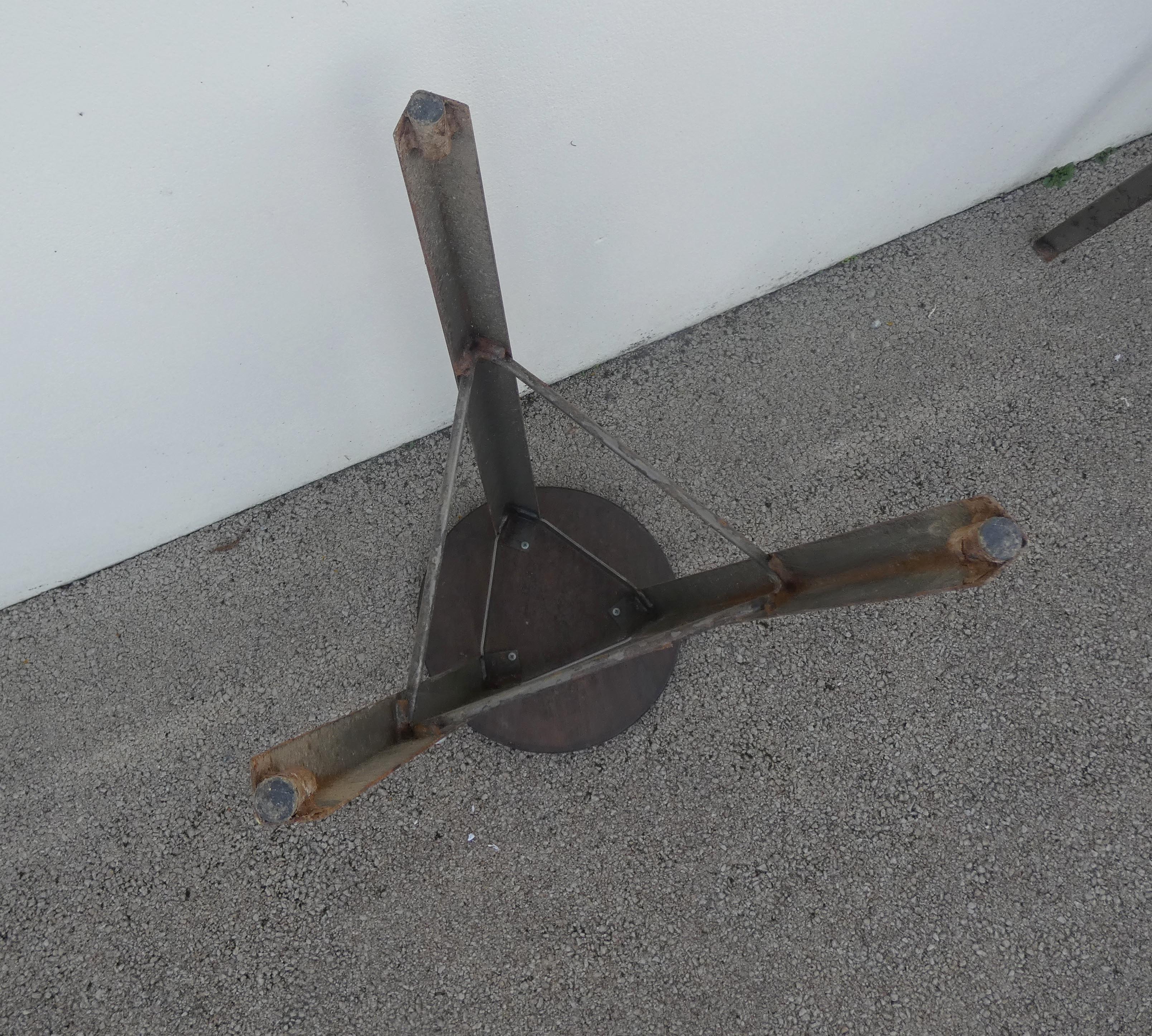 Industrial bar stool