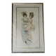 Lithograph, Frédérique Vallet-Bisson, Elegant, 1900s,