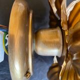 Wall lamp or ceiling lamp golden flower