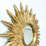 Mirror golden sun 48x48cm