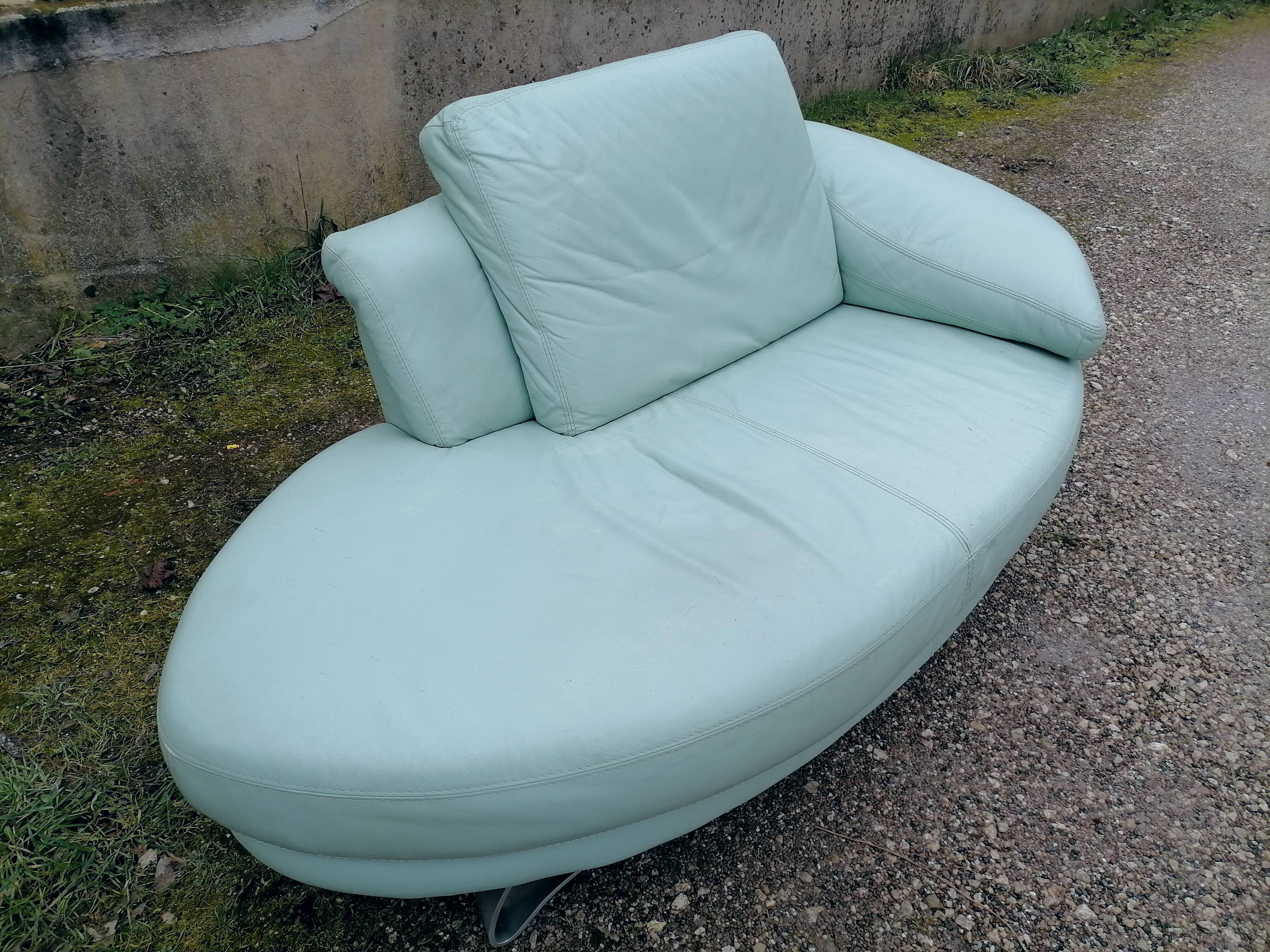 Sofa leather vintage, 70s