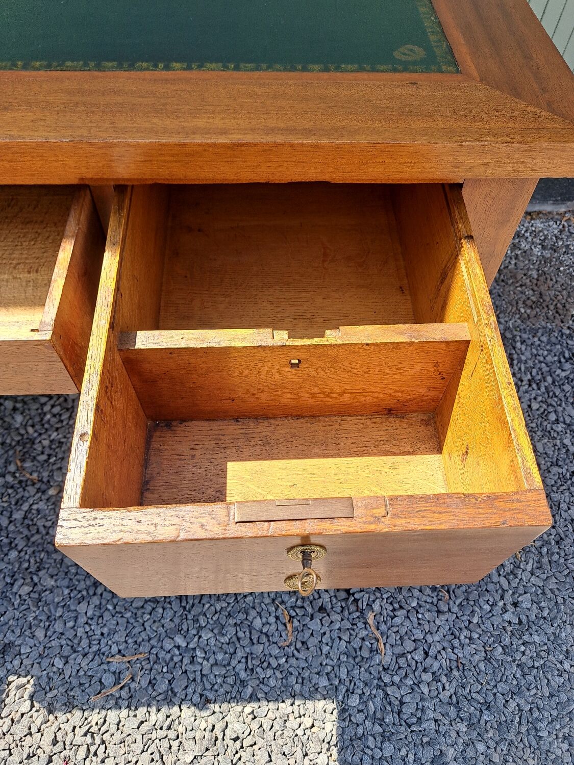 Restoration period mahogany desk