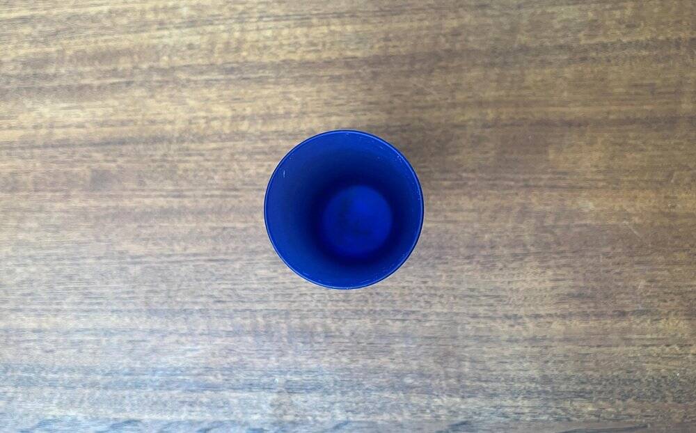 Vase from the Italian Satinato series and glass attributed to Carlo Moretti, 1970s, set of 2.