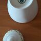 Fine porcelain sugar bowl from Bavaria with a grape design.