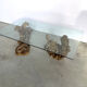 Vintage gilt wood mermaid coffee table, 1960s - Italy