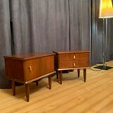 Paire de tables de chevet Italie années 1960