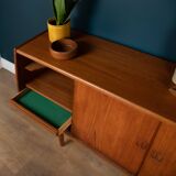 Retro Long Danish Teak Sideboard By Aerthoj Jensen & Molholm Herning