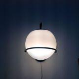 Wall lamp Raak opaline and chrome