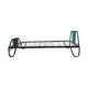 Metal bed  scoubidous green metal