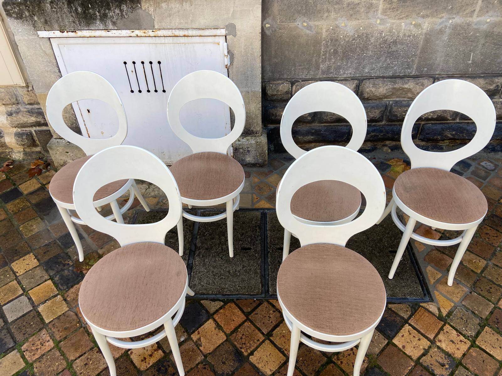 6 "Mouette" chairs by Baumann - 1960s/70s