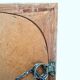 Vintage Scandinavian mirror, beveled glass