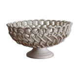 Braided ceramic basket, handmade Pichon Uzès