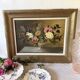 Old oil on canvas Bouquet, still life Tosello J. 19th
