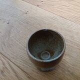 Mismatched stoneware egg cups