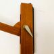 Danish Teak and Wicker Wall Lamp