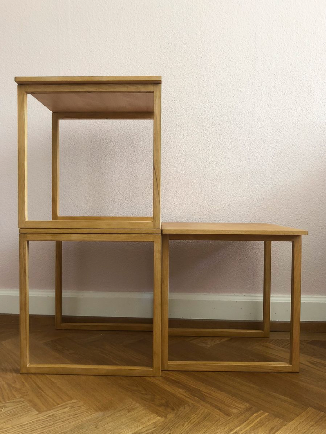 Danish pull out tables by Kai Kristiansen for Vildbjerg Møbelfabrik