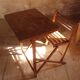 Foldable school desk from the 70s.