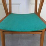 1960s bridge armchair with compass feet
