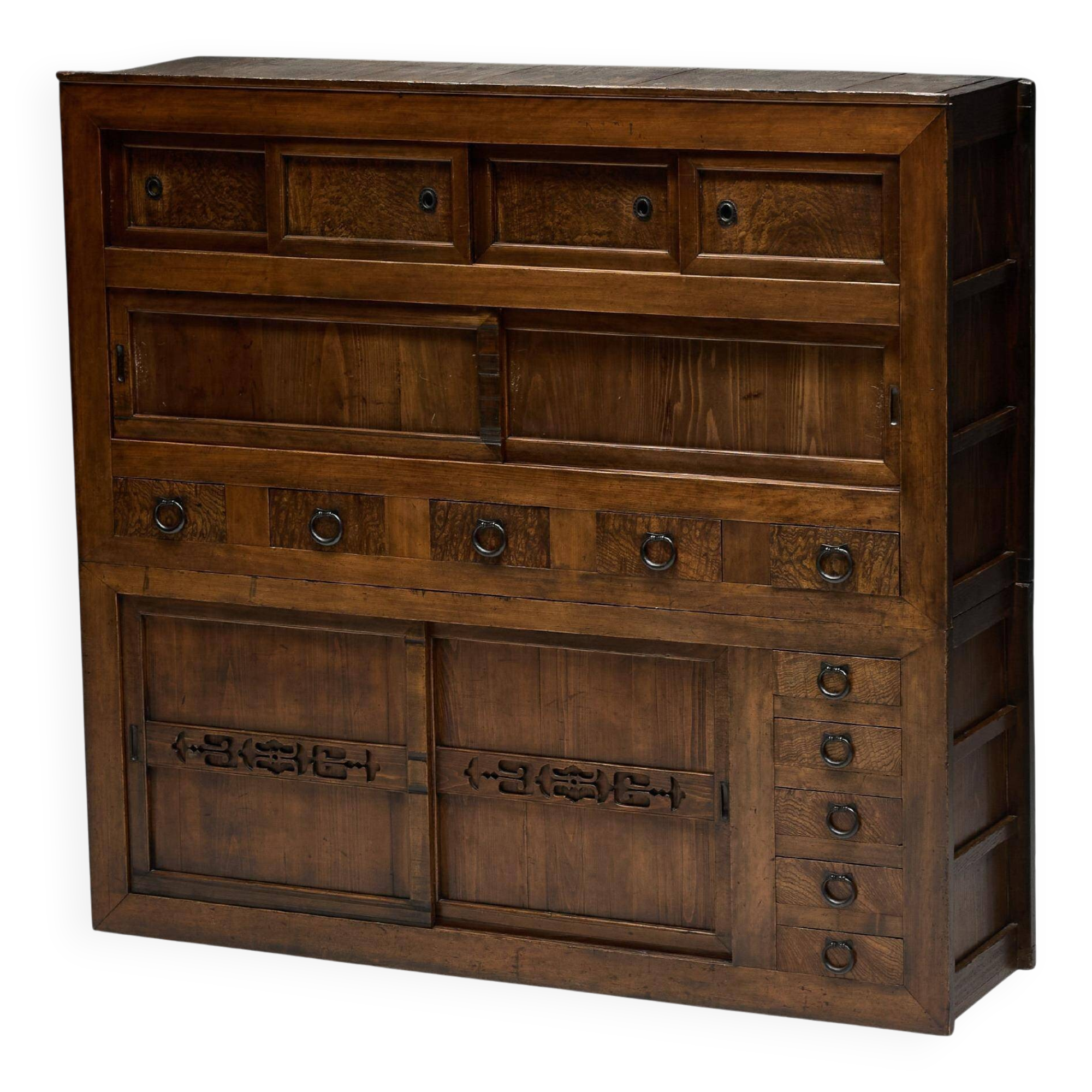 Cabinet japonais Mizuya Tansu, Japon, XIXe siècle