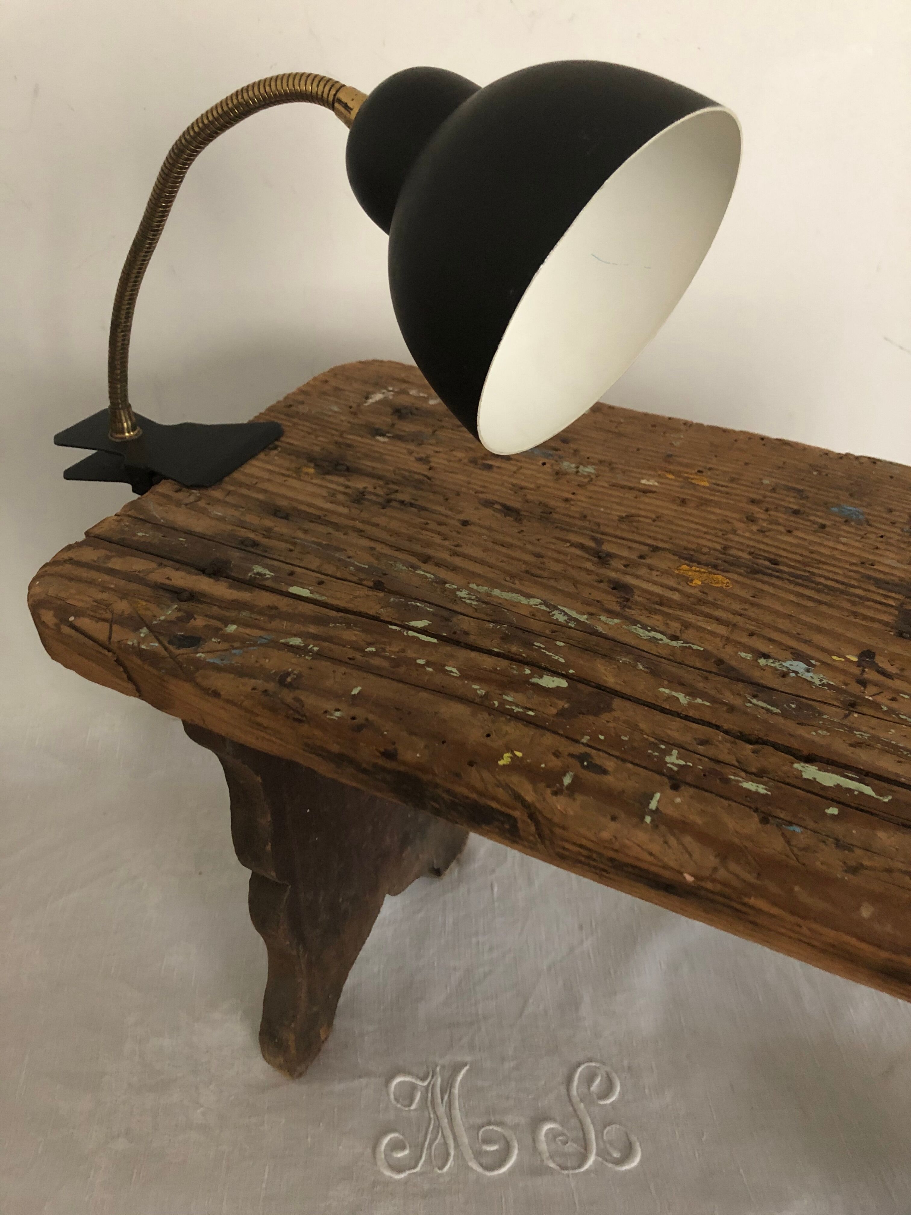 Vintage lamp, flexible, pliers