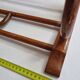 Old wall rack in curved wood, 1900s era