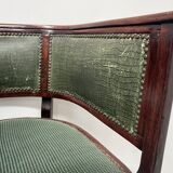 Art deco armchair in courbet wood "maison thonet" 20th century