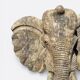 Large handcrafted Suar wood elephant sculpture