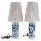 Table lamps by Marian Zawadzki for Tilgmans, Sweden, 1950, signed.