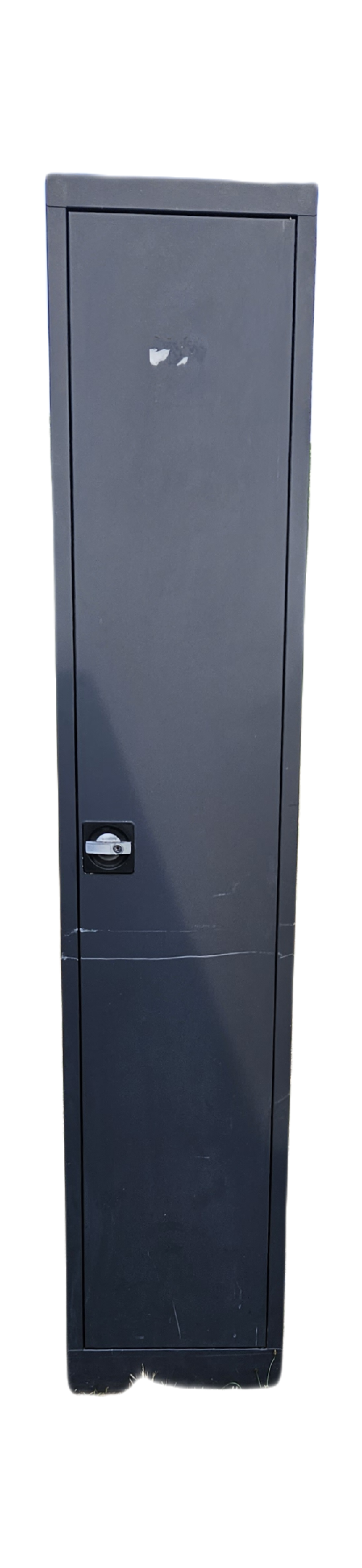 Industrial cabinet navy blue iron