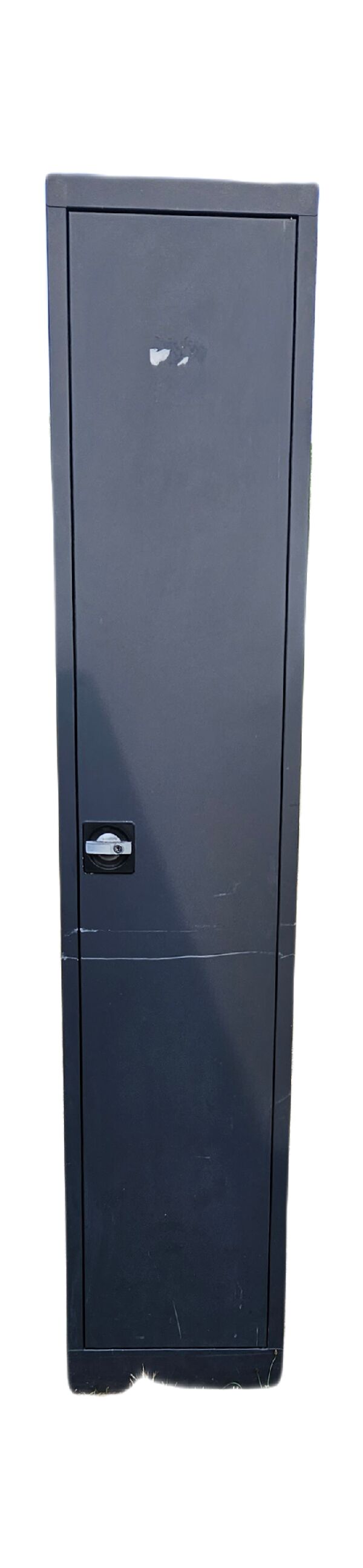 Armoire vestiaire industrielle fer bleu marine