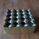 Ultima ashtray, solid brass, Sweden 1970