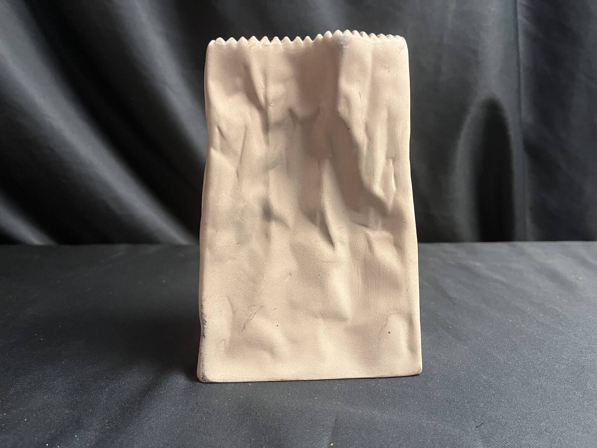 Rosenthal paper bag vase by Tapio Wirkkala, 1970s