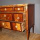 Louis XVI style commode in marquetry from around 1940.