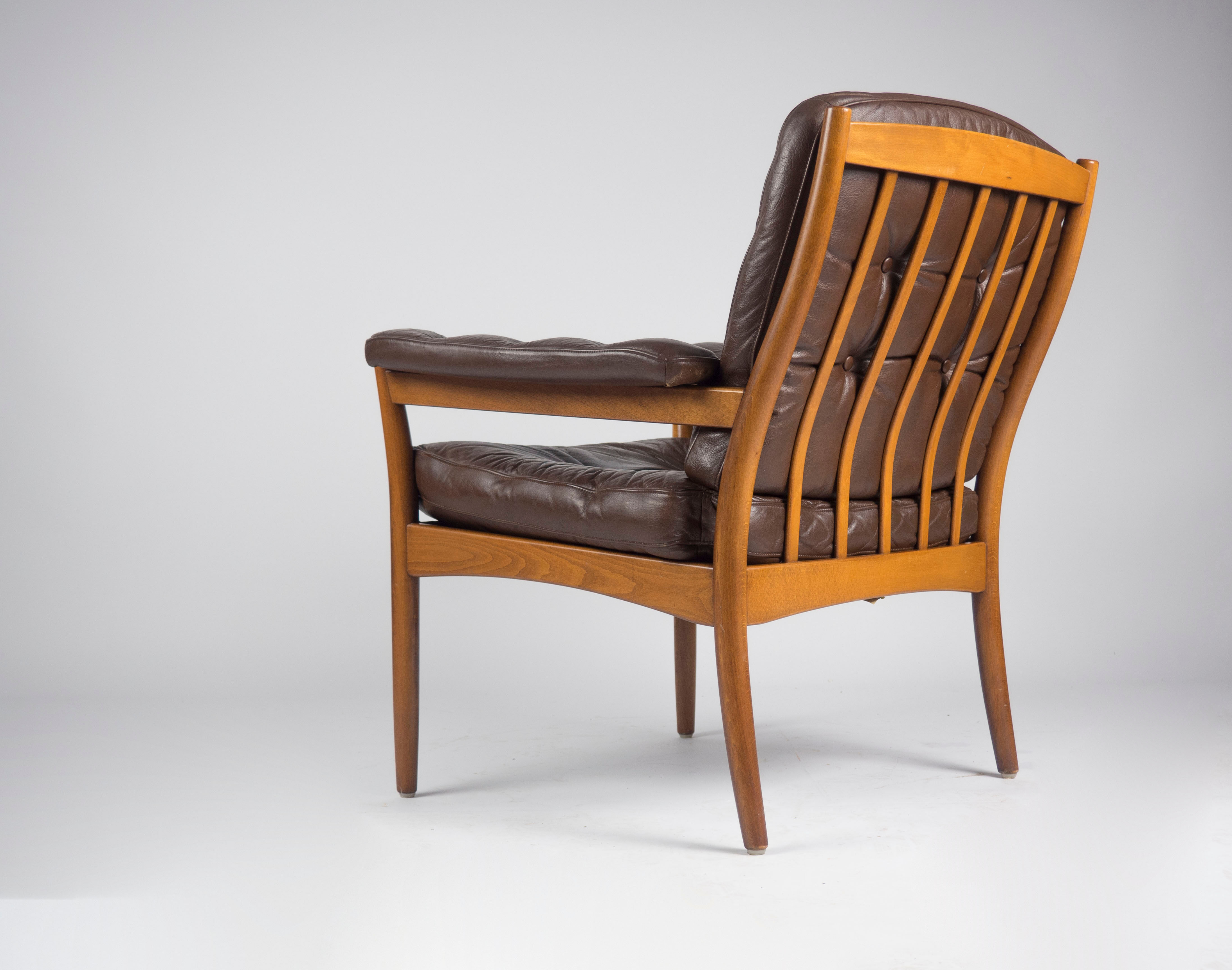 Midcentury armchair, Gote Mobel, Sweden, 1970s