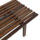 Slatted bench table wenge wood Martin Visser style 60's