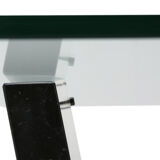 Italian marble and glass coffee table Ca.1970