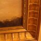 Painting table school of Barbizon France late 19th century
