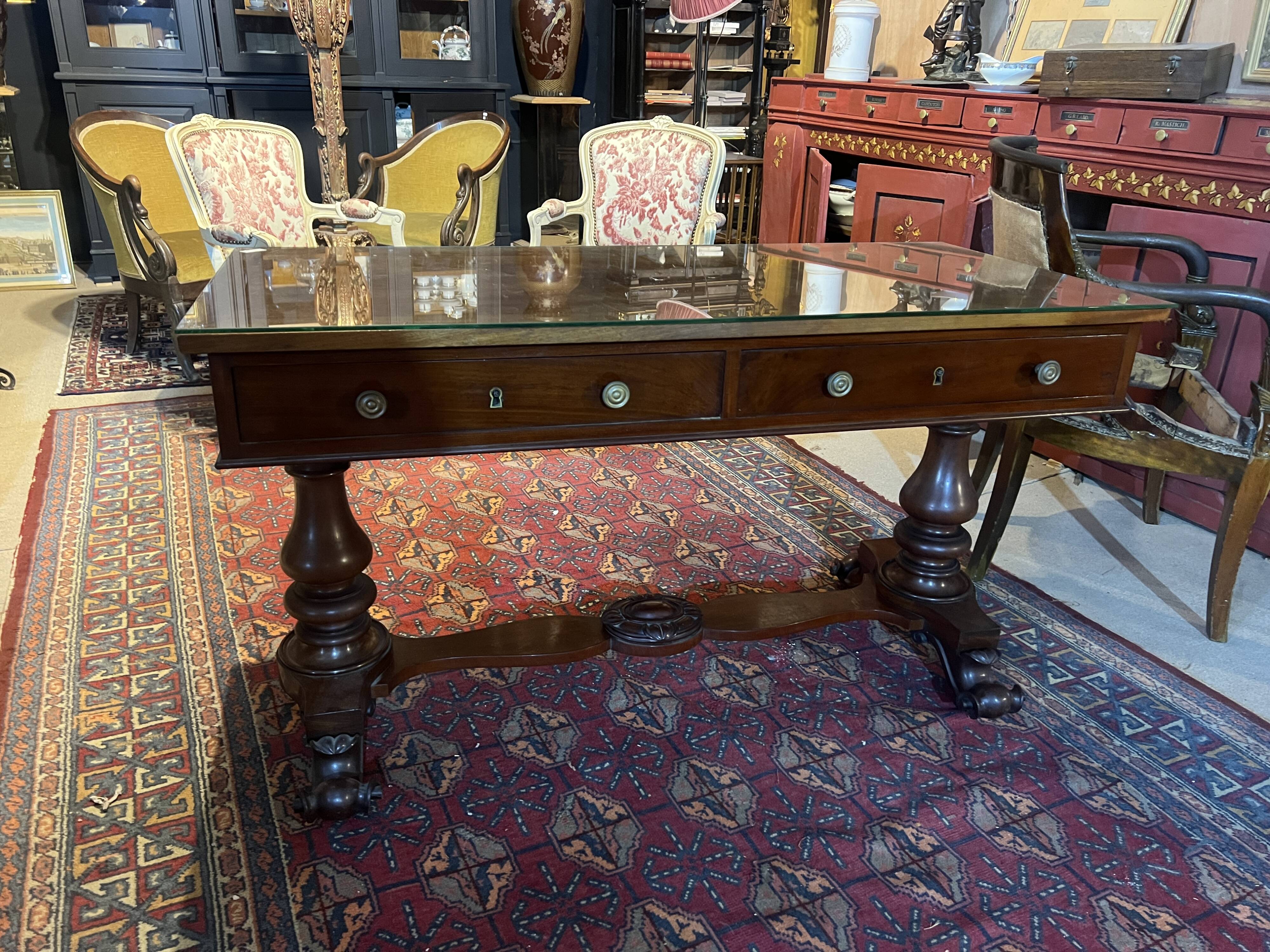 Victorian mahogany desk