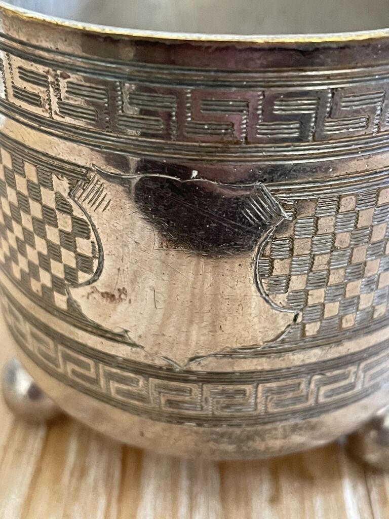 Glass and under old glass