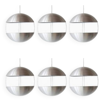 Set of 6 RS50 hanging planters by Poul Cadovius for Royal System.