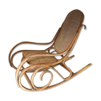 Rocking curved wooden flesh early 20th century